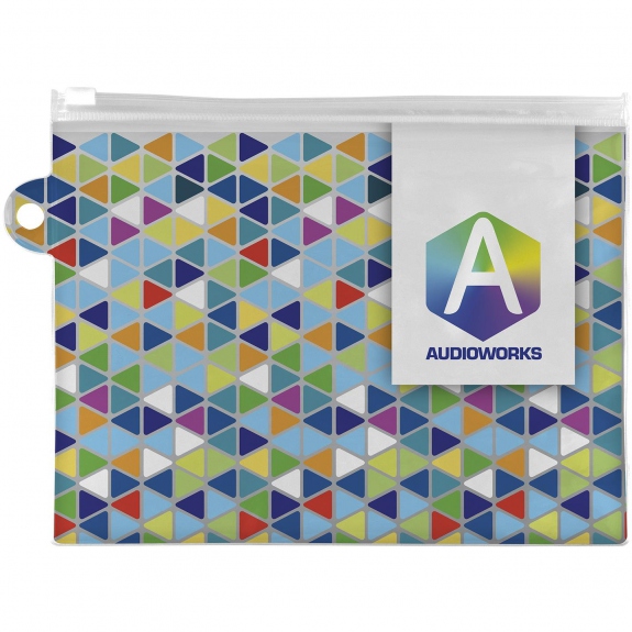 Full Color Custom Travel Pouch - 8.5"w X 6.5"h