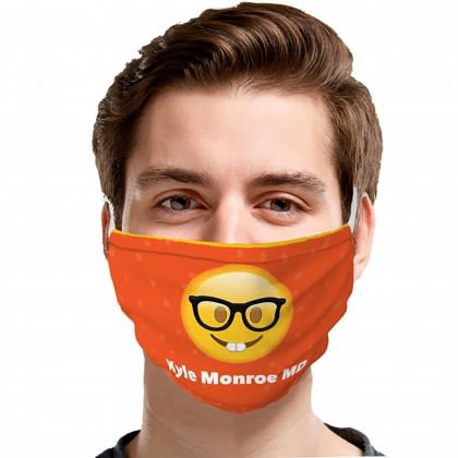 Nerd Face Personalized Face Mask