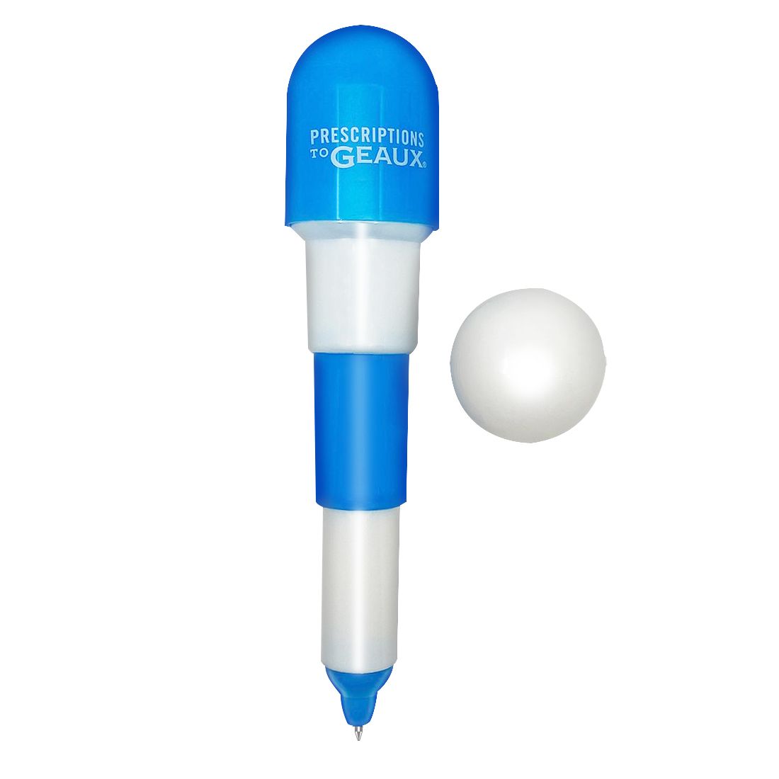 Custom Retractable Pill-shaped Ballpoint Pen